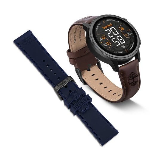 Timberland Trail Force S1 Smartwatch Brown Leather Strap Box Set
