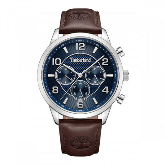 Timberland Managate Choronograph Brown Leather Strap