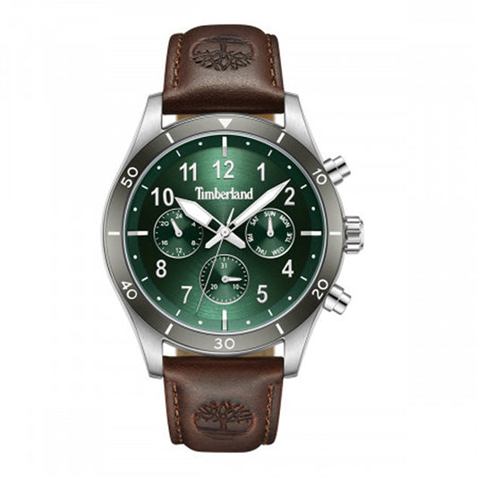 Timberland Ashmond Multifunction Brown Leather Strap