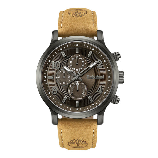 Timberland Driscoll Multifunction Brown Leather Strap