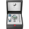 Ρολοί Oris Aquis Dat Watt LE II Auto 01 743 7734 4197-Set με μπρασελέ και πράσινο καντράν