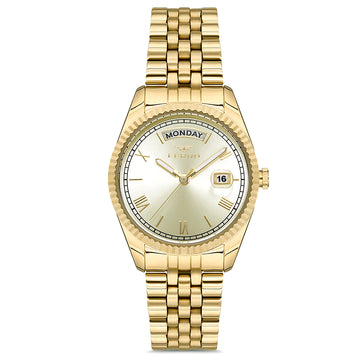 Ferro Gold Stainless Steel Bracelet
