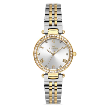 Ferro  Two Tone Stainless Steel Bracelet