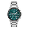 HUGO BOSS Strike Chrono Silver Stainless Steel Bracelet 1514241