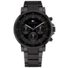 Tommy Hilfiger Tyson Multifunction Black Stainless Steel Bracelet