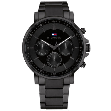 Tommy Hilfiger Tyson Multifunction Black Stainless Steel Bracelet