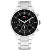 Tommy Hilfiger Tyson Multifunction Silver Stainless Steel Bracelet