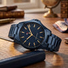 Ρολόι Ανδρικό Tommy Hilfiger Μπλε με Χρυσές Λεπτομέρειες 1710742