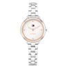 Tommy Hilfiger Γυναικείο Ρολόι Ασημί με Ροζ Χρυσές Λεπτομέρειες 1782814