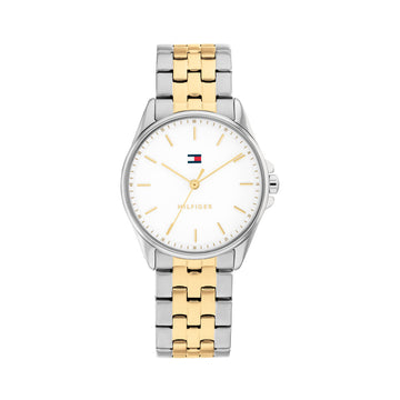 Tommy Hilfiger Γυναικείο Ρολόι με Λευκό Μεταλλικό Μπρασελέ 1782855