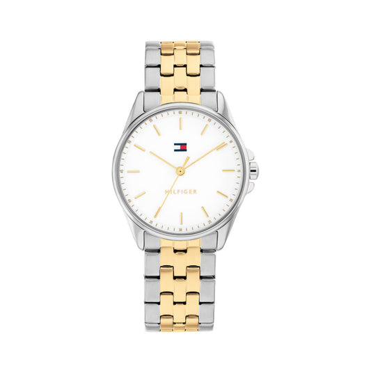 Tommy Hilfiger Γυναικείο Ρολόι με Λευκό Μεταλλικό Μπρασελέ 1782855