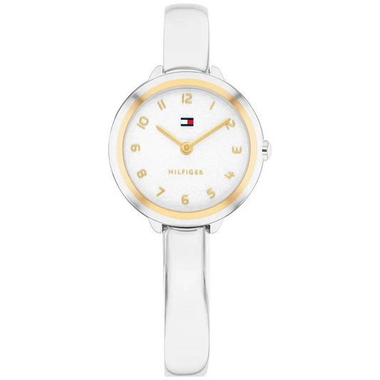 Ρολόι Γυναικείο Tommy Hilfiger Ασημί με Λευκό Καντράν 1782894