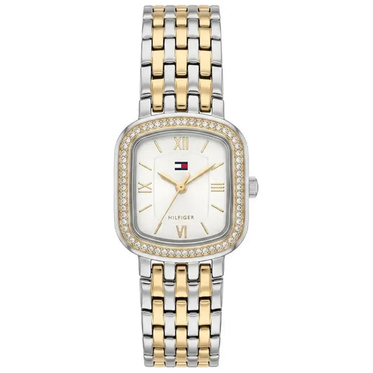 Ρολόι Γυναικείο Tommy Hilfiger Δίχρωμο με Ζιργκόν 1782922
