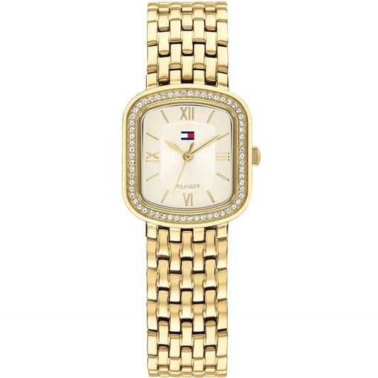 Ρολόι Γυναικείο Tommy Hilfiger Χρυσό με Κρύσταλλα 1782923