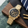 Ρολόι Ανδρικό Tommy Hilfiger Χρυσό με Μαύρο Καντράν 1792254