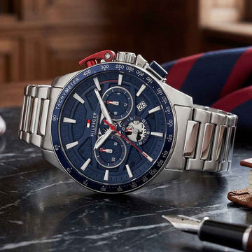 Tommy HILFIGER Bank Stainless Steel Chronograph 1792261