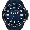 Ρολόι Ανδρικό Tommy Hilfiger Μπλε με Λουράκι Σιλικόνης 1792265