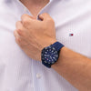 Ρολόι Ανδρικό Tommy Hilfiger Μπλε με Λουράκι Σιλικόνης 1792265