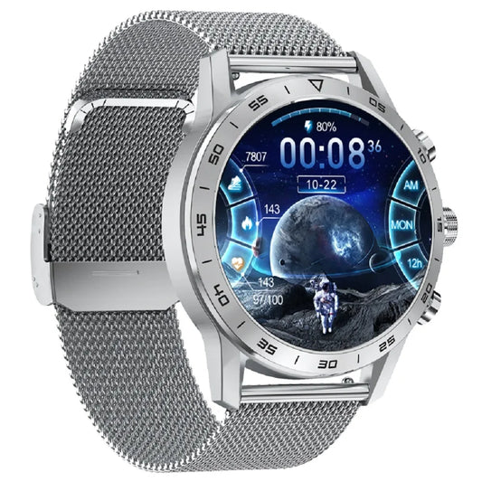 Das.4 Smartwatch Silver Stainless Steel Bracelet