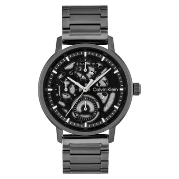 CALVIN KLEIN Gauge Ρολόι Μαύρο Ανοξείδωτο Ατσάλι 25200563