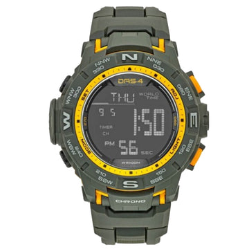 DAS.4 – Ανδρικό Ψηφιακό Ρολόι Outdoor με Λουράκι Σιλικόνης 40032