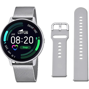 Ρολοί ανδρικό Lotus 50014-1 Smartwatch με μπρασελέ και LCD καντράν