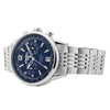 Ρολόι Ανδρικό Roamer Superior Chrono Swiss Made Ασημί με Μπλε Καντράν 508818_41_45_50