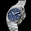 Ρολόι ανδρικό Edox Delfin The Original 1973 Automatic 80142-3M-BUIN με μπρασελέ και μπλε καντράν