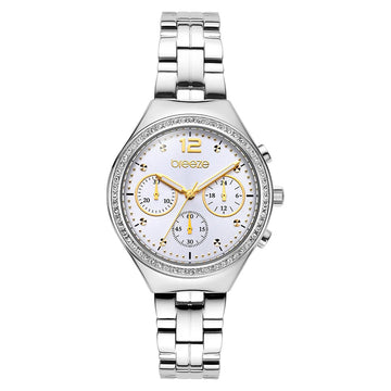 Breeze Absolute Silver Stainless Steel Bracelet