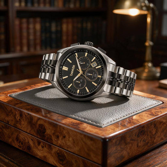 Ρολόι BREEZE Spectrum Chronograph Two Tone Stainless Steel Bracelet 713012.5