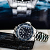 Ρολόι ανδρικό Edox Neptunian 80120-3BUM-BUF με μπρασελέ και μπλε καντράν