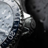 Ρολόι ανδρικό Edox Neptunian 80120-3BUM-BUF με μπρασελέ και μπλε καντράν