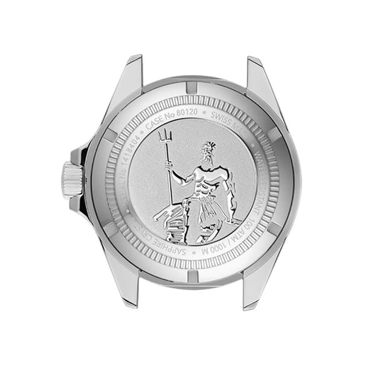 Ρολόι ανδρικό Edox Skydiver Neptunian Automatic 80120-3NM-NIN με μπρασελέ και μάυρο καντράν