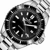 Ρολόι ανδρικό Edox Skydiver Neptunian Automatic 80120-3NM-NIN με μπρασελέ και μάυρο καντράν