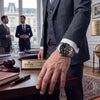 Ρολόι ανδρικό Edox Skydiver Neptunian Automatic 80120-3NM-NIN με μπρασελέ και μάυρο καντράν