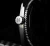 Ρολόι ανδρικό Edox Hydro-Sub Date Automatic Chronometer 80128 357JNM BUDD LIMITED EDITION (500 κομμάτια) με μπρασελέ και μπλε καντράν