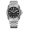 Ρολόι ανδρικό Edox Delfin The Original 1973 Automatic 80142-3M-NIN με μπρασελέ και μαύρο καντράν