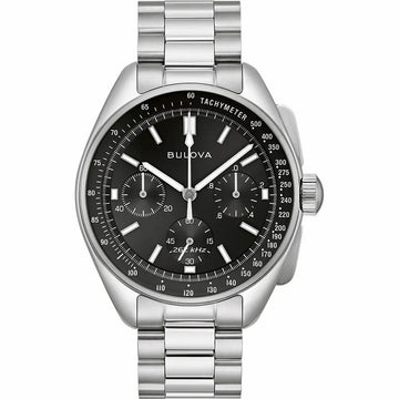 Bulova Lunar Pilot Chronograph Silver Stainless Steel Bracelet