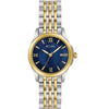 Ρολόι γυναικείο Bulova Sutton Two Tone 98M124 με μπρασελέ και μπλε καντράν