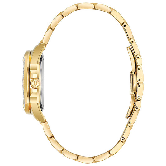 Bulova Diamond Marine Star Gold Stainless Steel Bracelet
