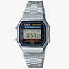 Ρολόι Unisex Casio Vintage Ψηφιακό Ασημί A-168WA-1YES
