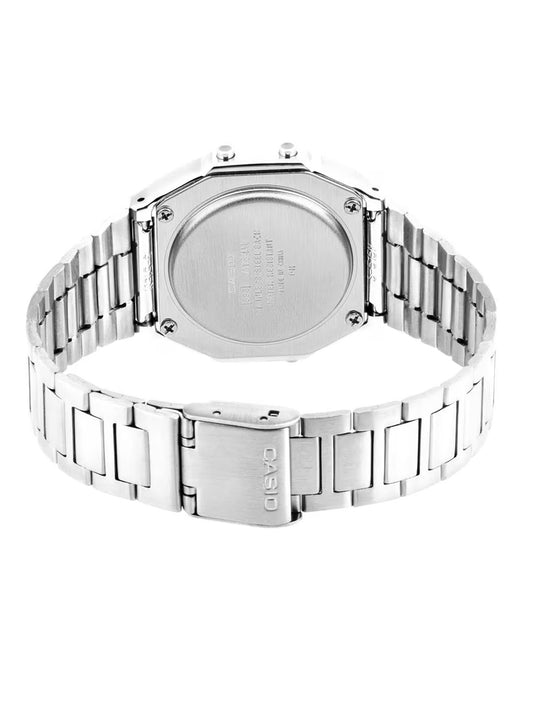 Unisex Vintage Ψηφιακό Ρολόι Casio με Μεταλλικό Μπρασελέ