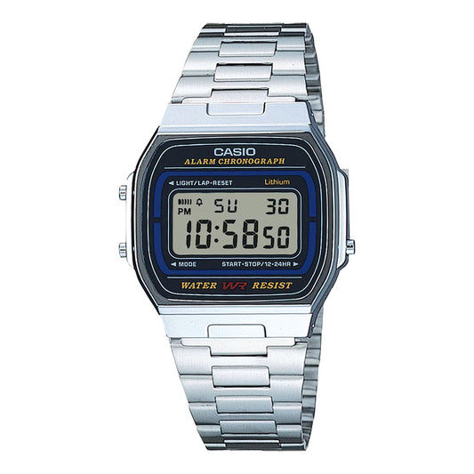 Unisex Vintage Ψηφιακό Ρολόι Casio με Μεταλλικό Μπρασελέ