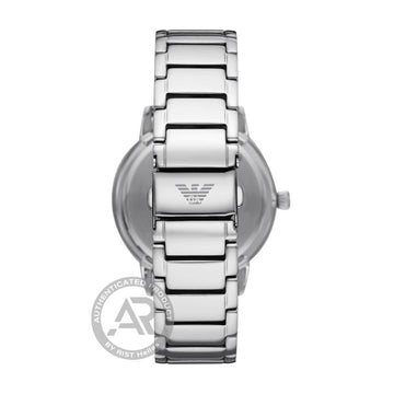 Emporio Armani Ruggero  Silver Stainless Steel Bracelet
