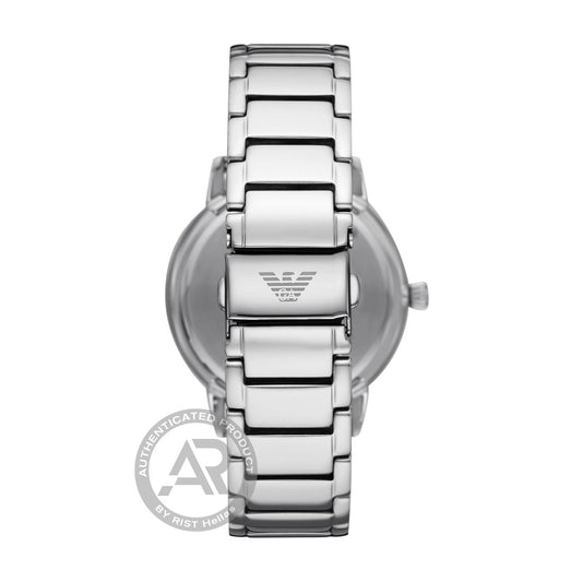 Emporio Armani Ruggero  Silver Stainless Steel Bracelet