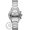 Ρολόι ανδρικό Emporio Armani Chronograph AR11500 με μπρασελέ και πράσινο καντράν