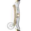 EMPORIO ARMANI Mia με δίχρωμο ατσάλινο μπρασελέ και κρύσταλλα