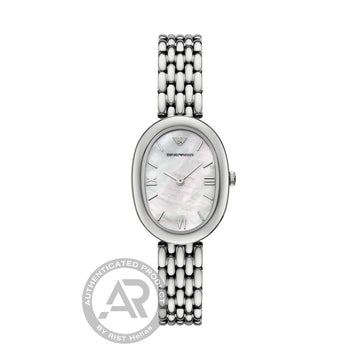 Emporio Armani Kariana Waves Silver Stainless Steel Bracelet