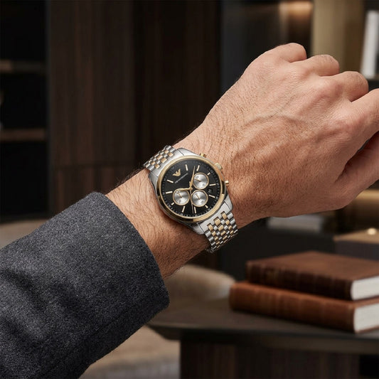 Emporio Armani Ανδρικό , Χρονογράφος AR11713