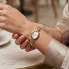 Emporio Armani Two-Hand Gold-Tone Stainless Steel Watch